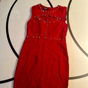 this bandage mini dress complements your best assets in a formfitting